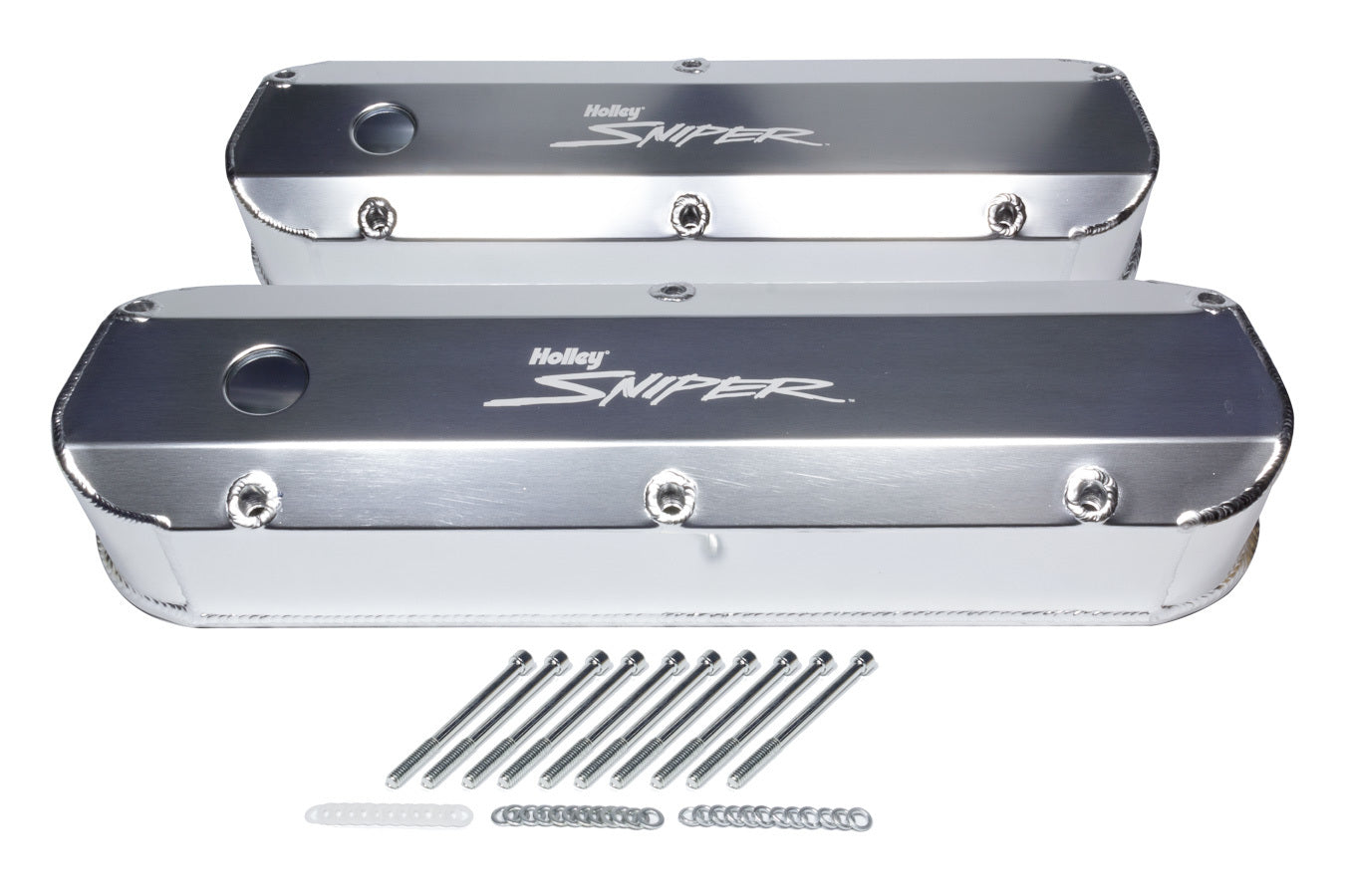 Sniper Fabricated Valve Covers SBF Tall Valve Covers Holley