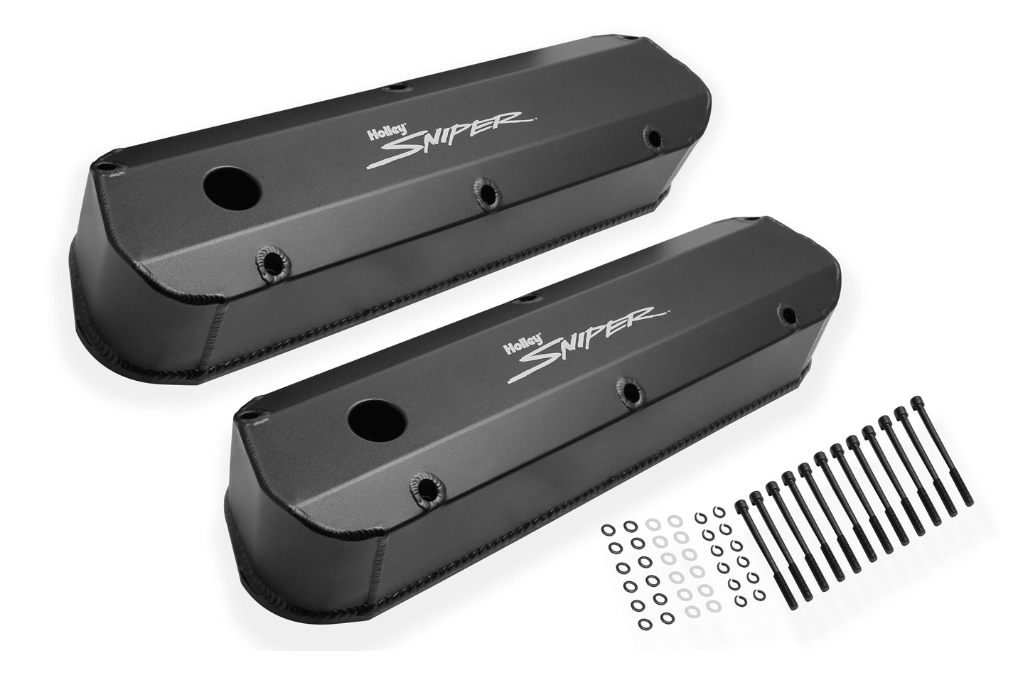 Sniper Fabricated Valve Covers SBF Tall Valve Covers Holley