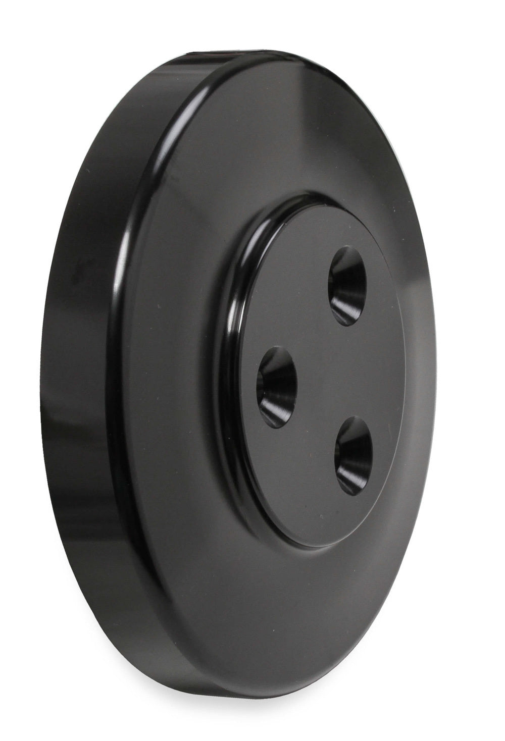 Cover - AC Compressor SD7 - Black Pulley Covers Holley