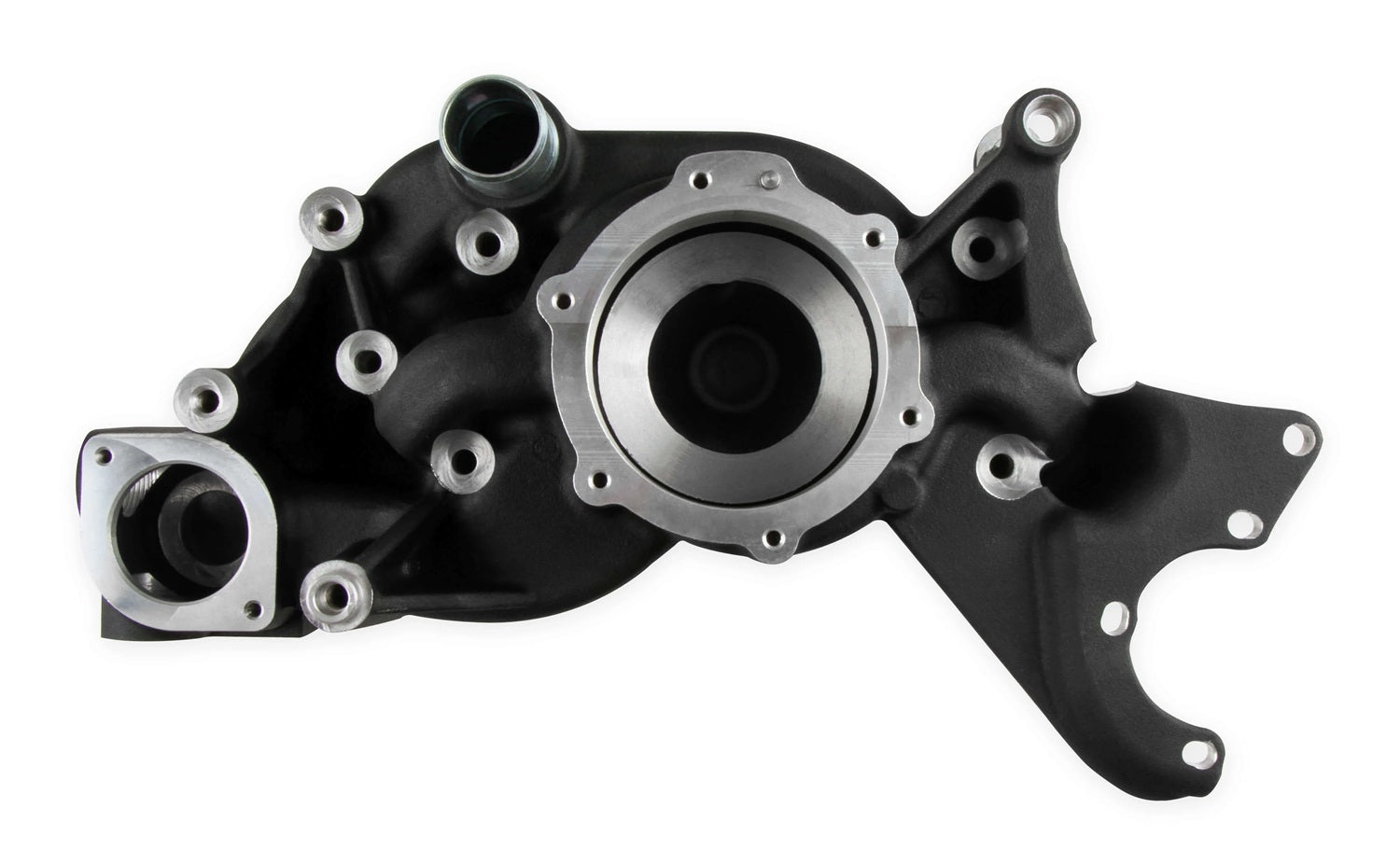 LS Cooling Manifold Black - A/C Delete Water Pump Components Holley