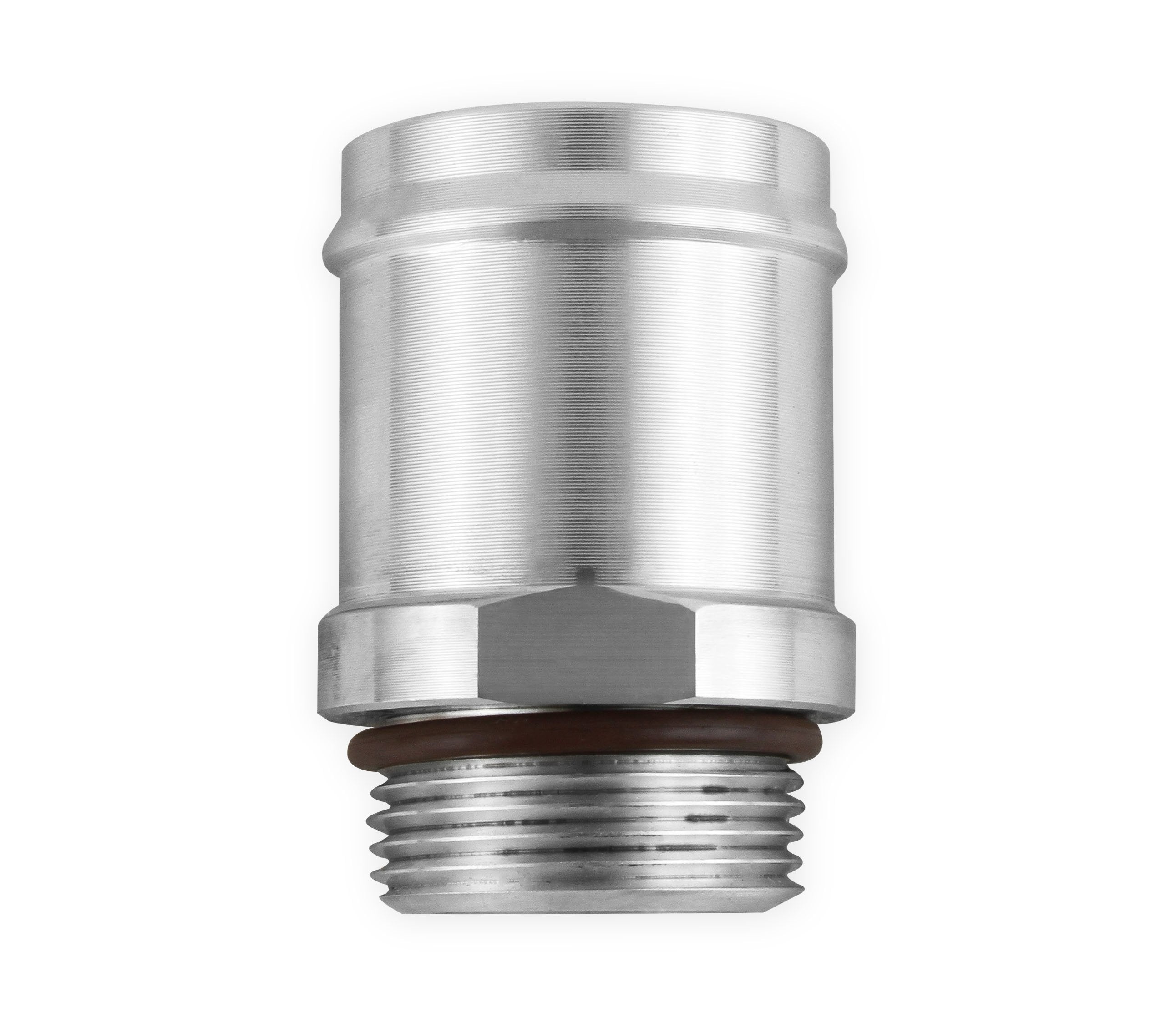 Radiator Hose Fitting 1.5in Hose to #16 ORB AN-NPT Fittings and Components Holley