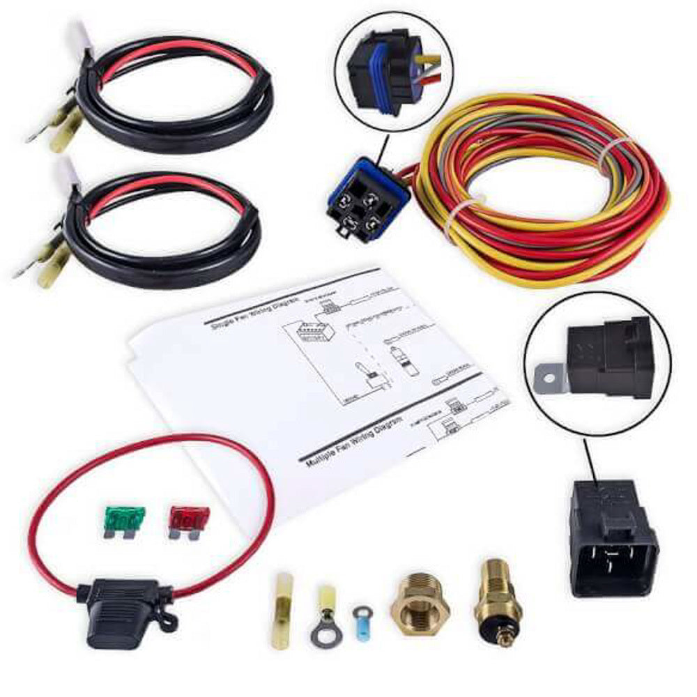 Electric Relay Kit - For Frostbite Fan/Shroud Sys Electric Fan Controllers Holley