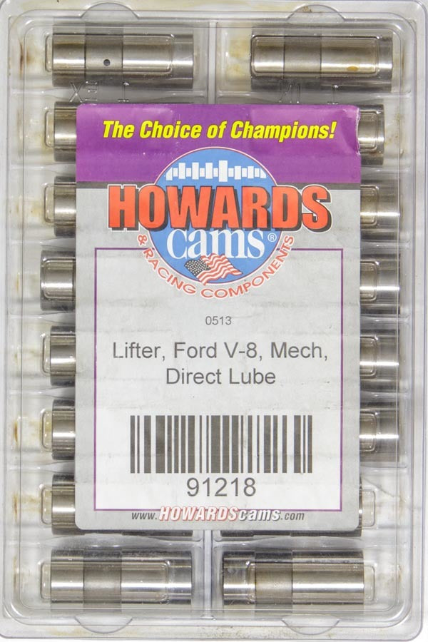 Solid Lifters - Ford V8 Direct Lube Lifters Howards Cams Inc