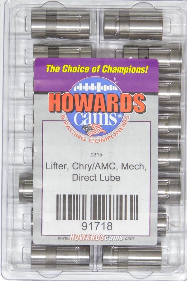 Solid Lifters - AMC / Mopar - Direct Lube Lifters Howards Cams Inc