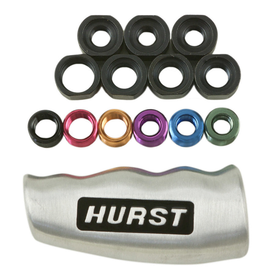 T-Handle Universal Brushed Aluminum Shifter Knobs Hurst