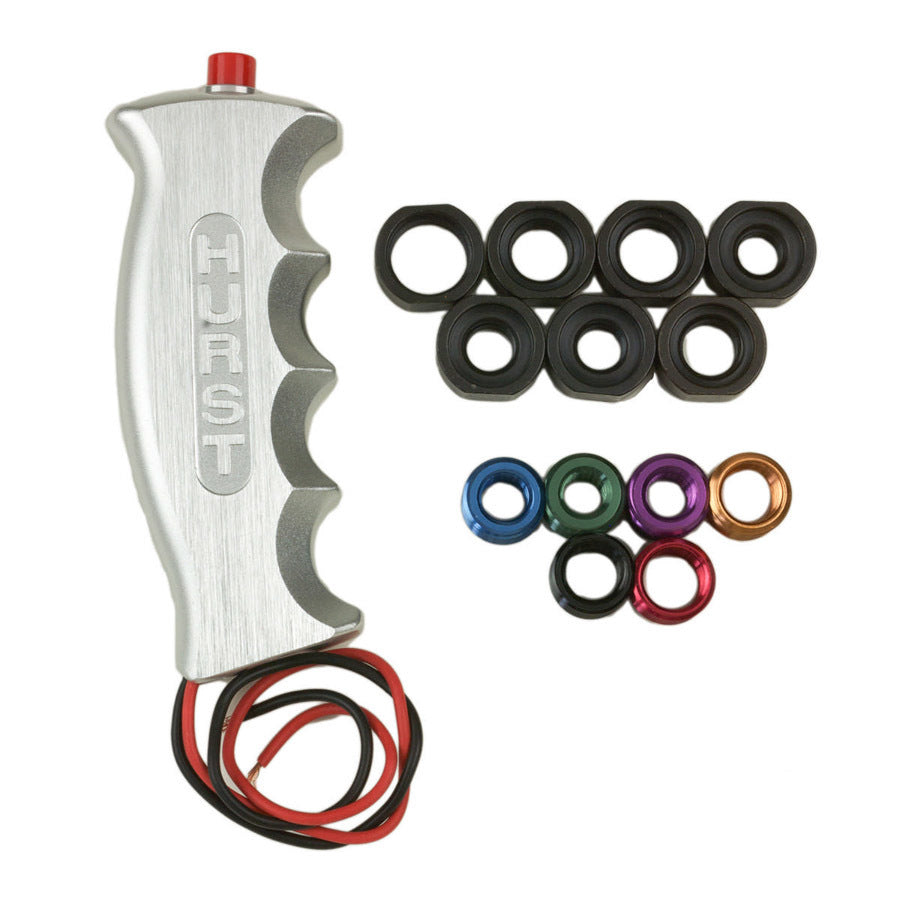 Pistol Grip Shift Handle w/ Switch Shifter Knobs Hurst