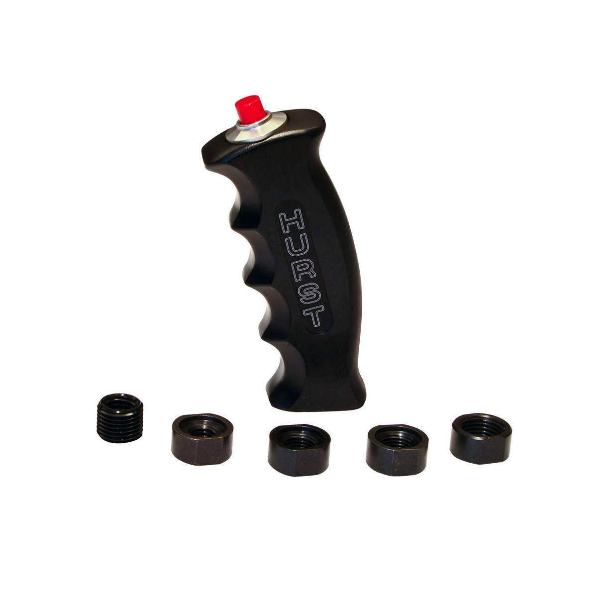 Shifter Handle - Black Anodized w/Switch Shifter Knobs Hurst