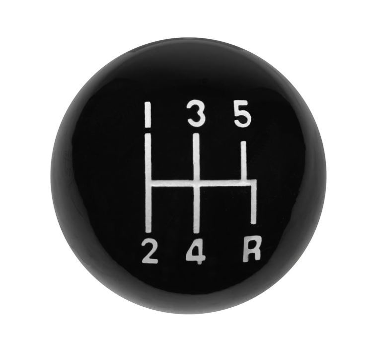 Shift Knob - w/5-Speed Pattern - Black Shifter Knobs Hurst