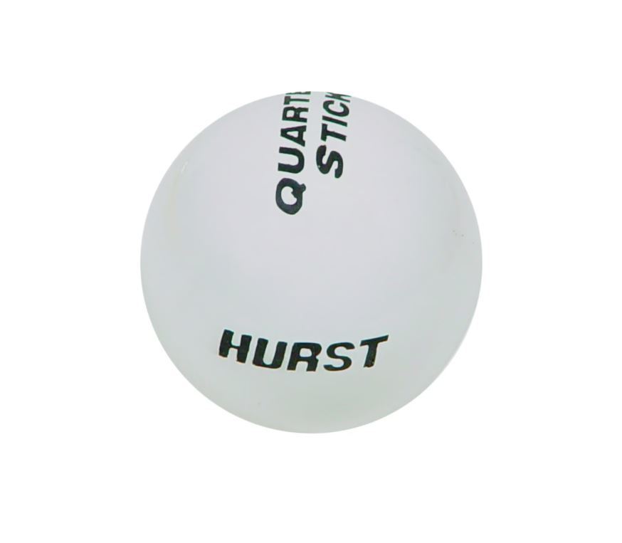Quarter Stick Knob-White Shifter Knobs Hurst