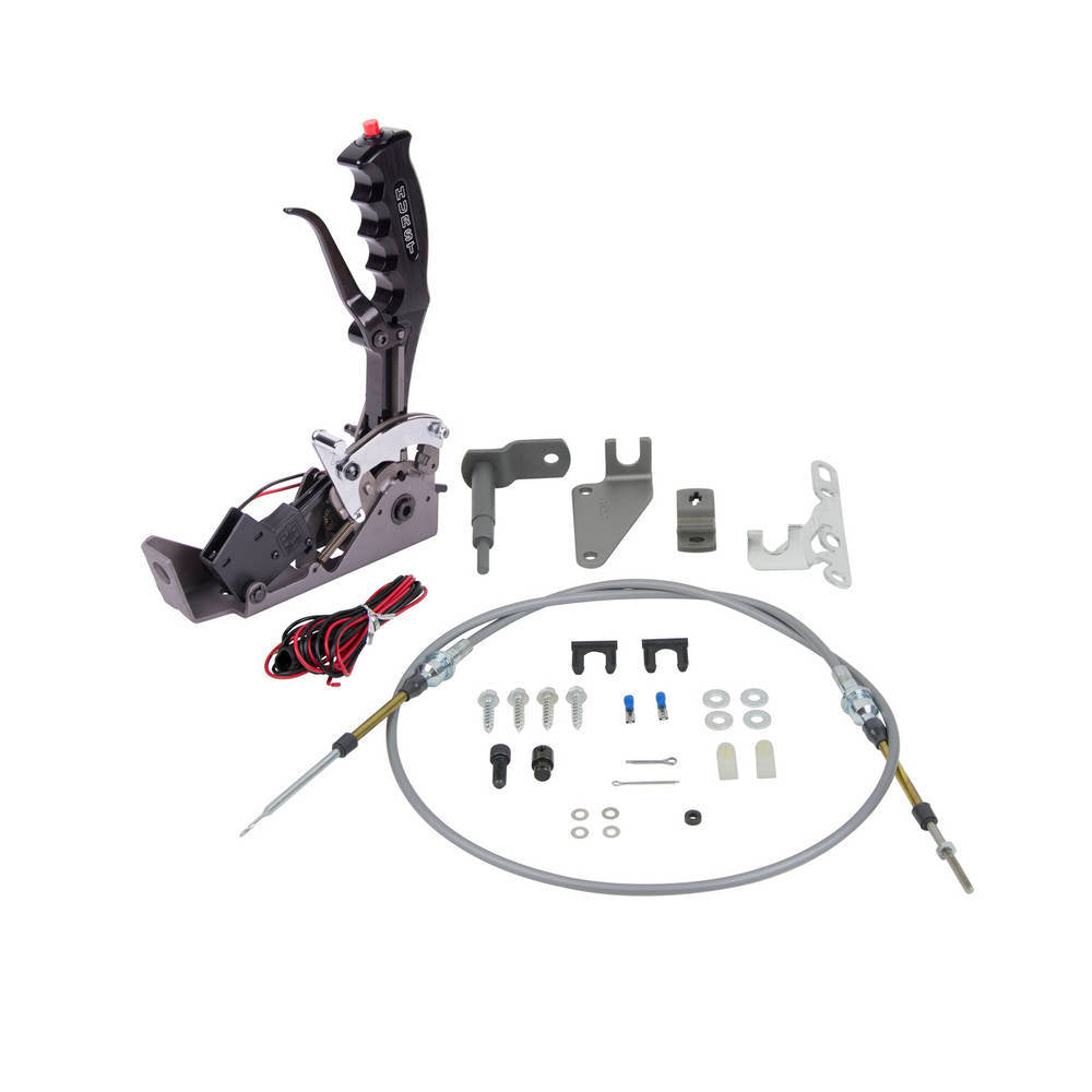Pistol Grip Quarter Stick Shifter - Black Transmission Shifters Hurst