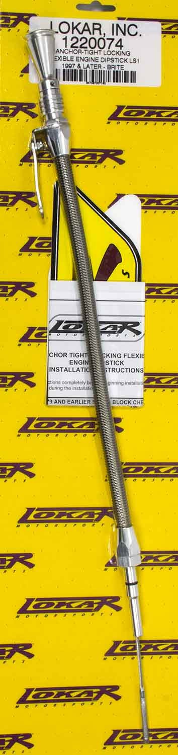 Anchor Tight Locking Oil Dipstick GM LS1 Engine Oil Dipsticks Lokar