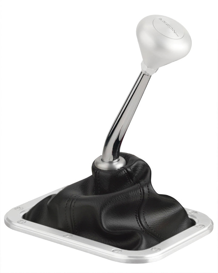 Deluxe Top Rect Boot 5/8 Alum Sliding Bezel Shifter Boots and Rings Lokar