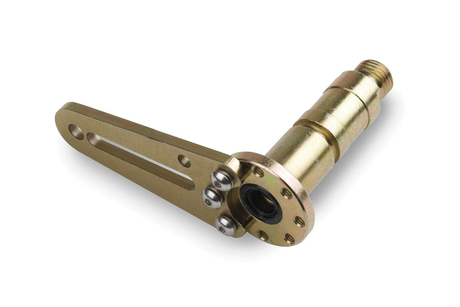FORD AOD SELECTOR SHAFT - ARM 1/4in SLOT - HOLE Shifter Brackets Cables and Linkages Lokar