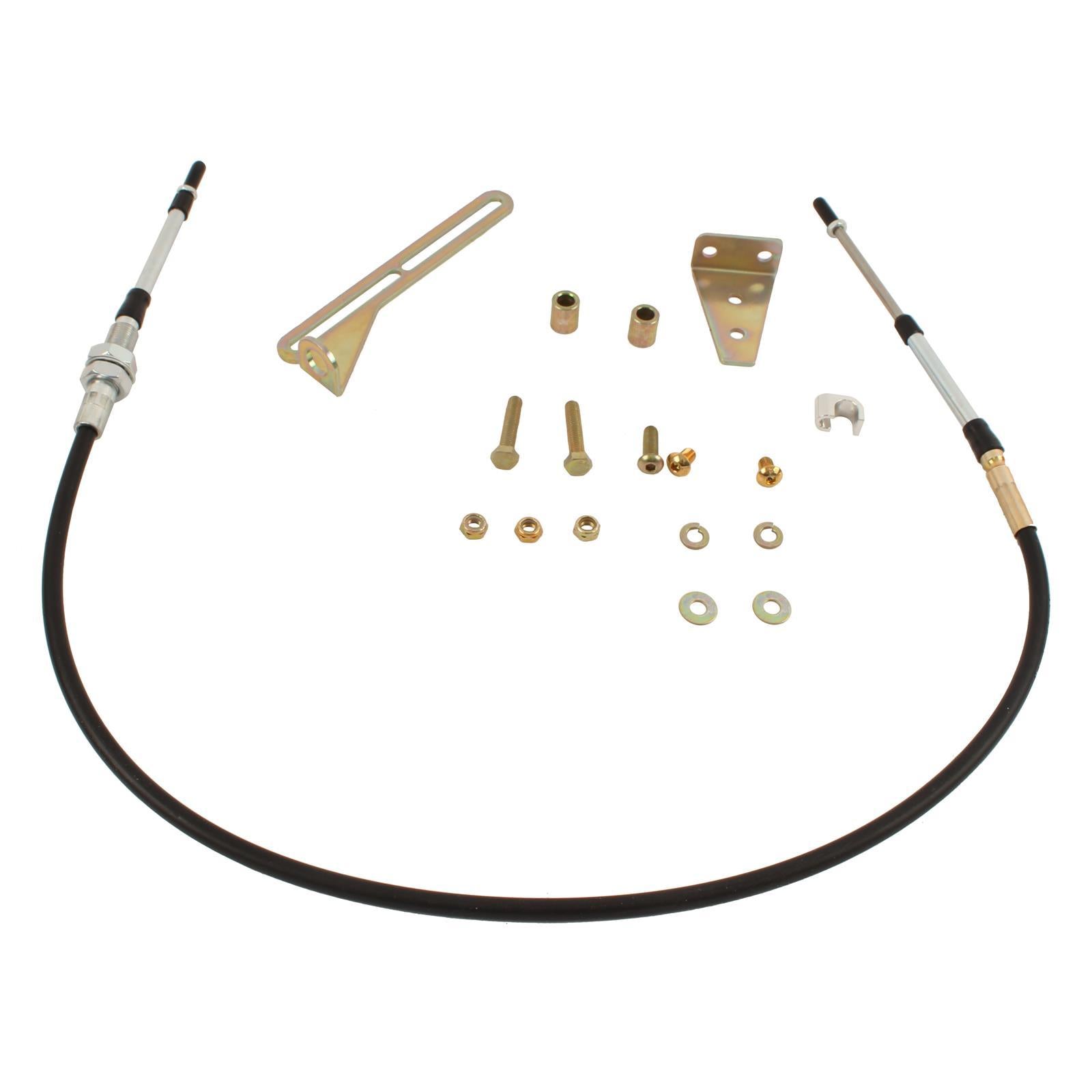 Shifter Cable Conversion Kit For AOD/4R70W/AODE Shifter Brackets Cables and Linkages Lokar