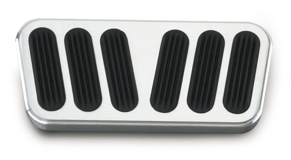 55-57 Chevy Billet Power Brake Pedal Pad w/rubber Pedal Pads and Components Lokar