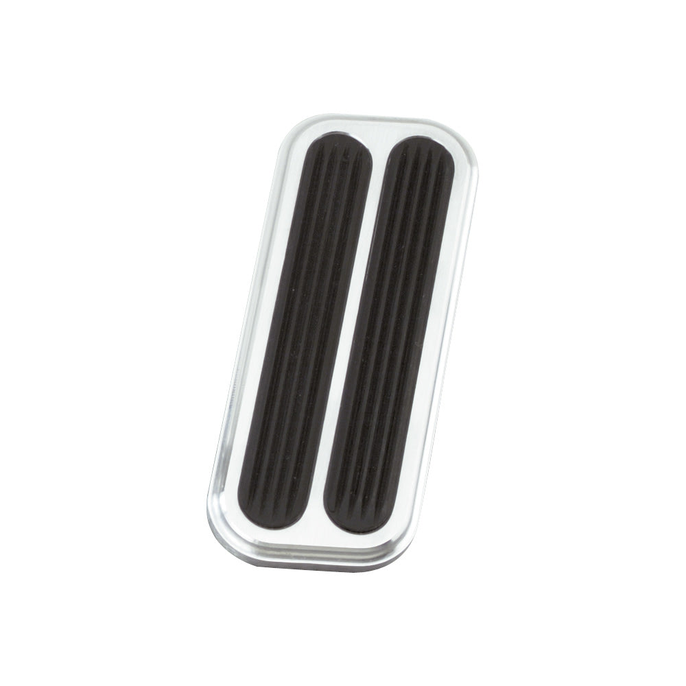 Billet Throttle Pedal Pa d w/Rubber 73-UP GM P/U Pedal Pads and Components Lokar