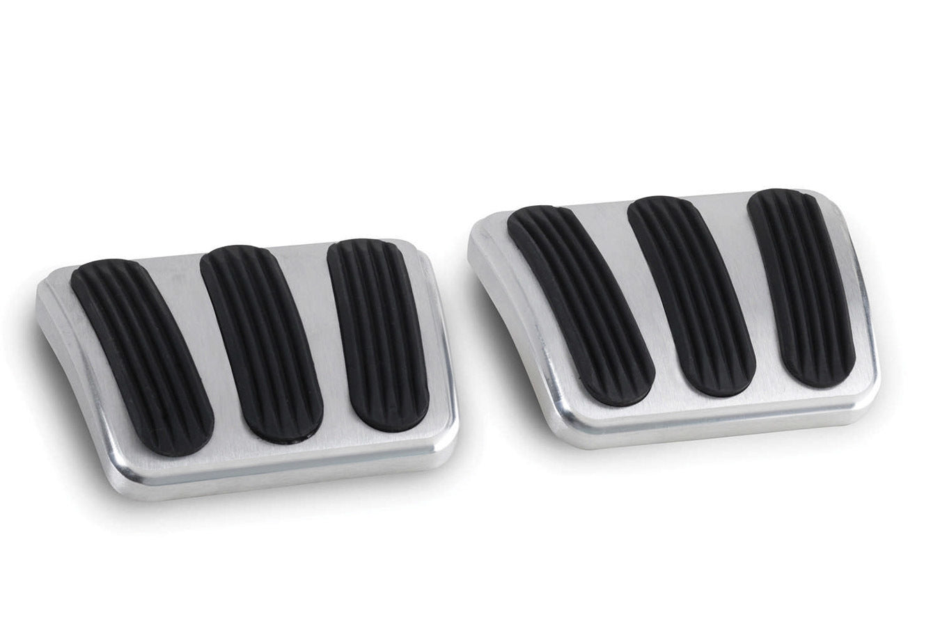 64-67 Chevelle Billet Brake/Clutch Pad w/Rubbe Pedal Pads and Components Lokar
