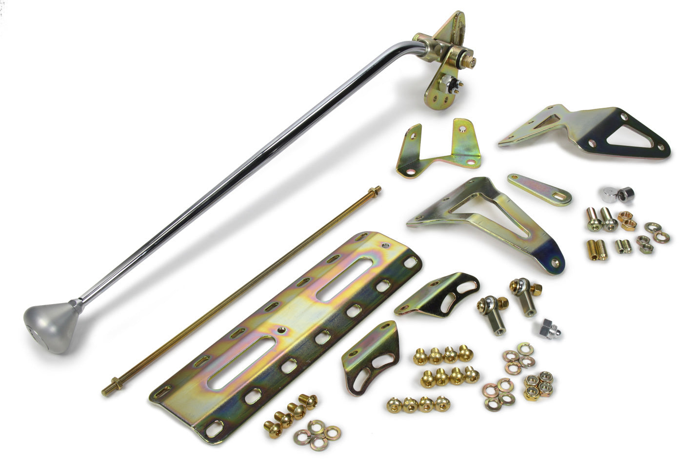 23in TH-400 Shifter w/ Brushed Alu. Mush. Knob Transmission Shifters Lokar