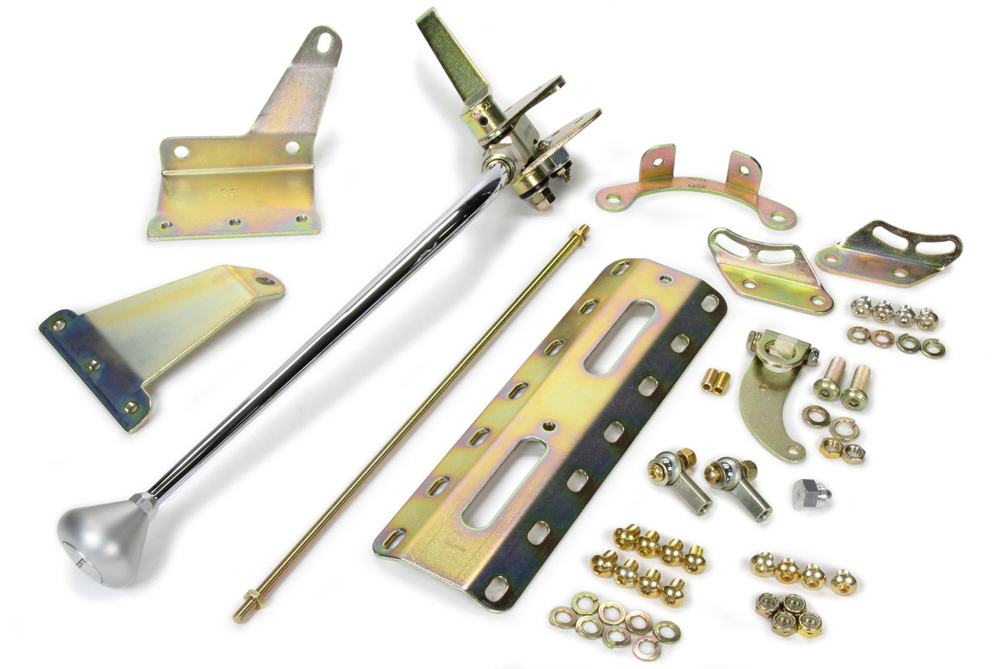 16in C4 Shifter Brushed Mushroom Knob Transmission Shifters Lokar