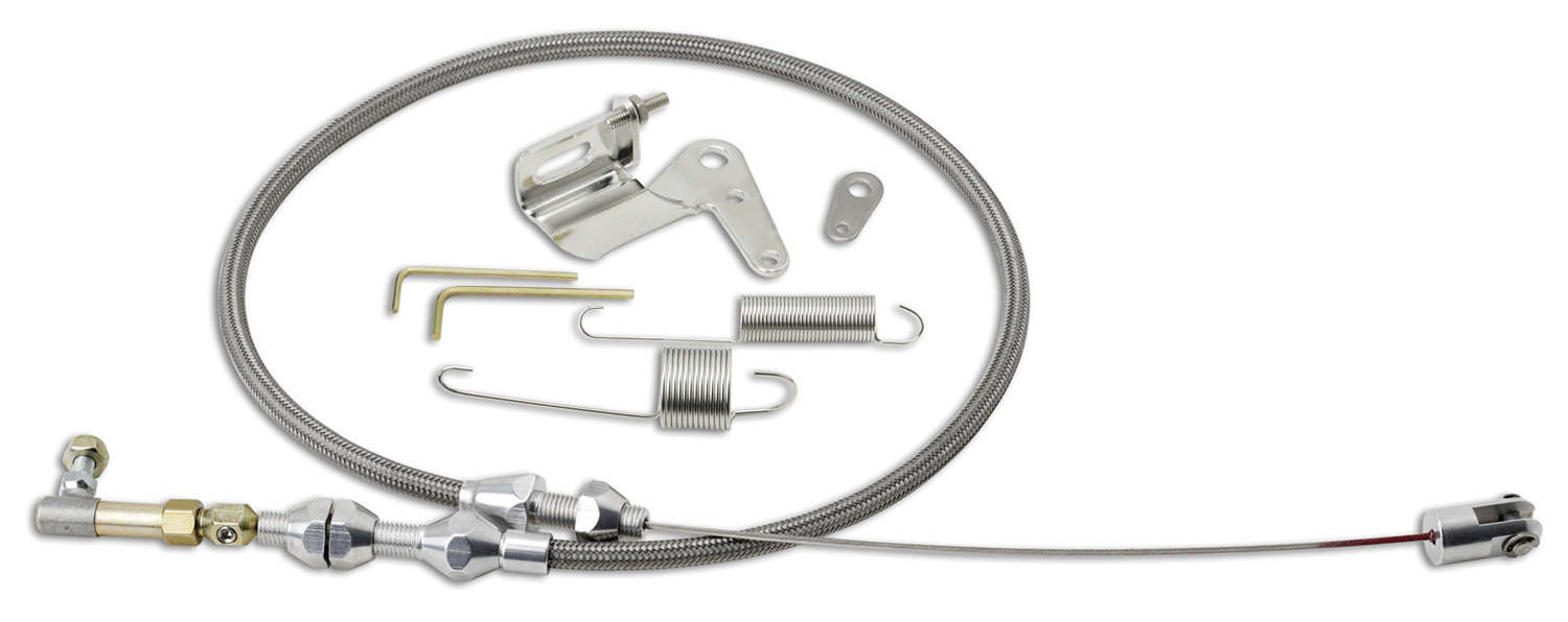 Duo-Pak Hi-Tech Throttle Cable w/Brackets Throttle Cables Lokar