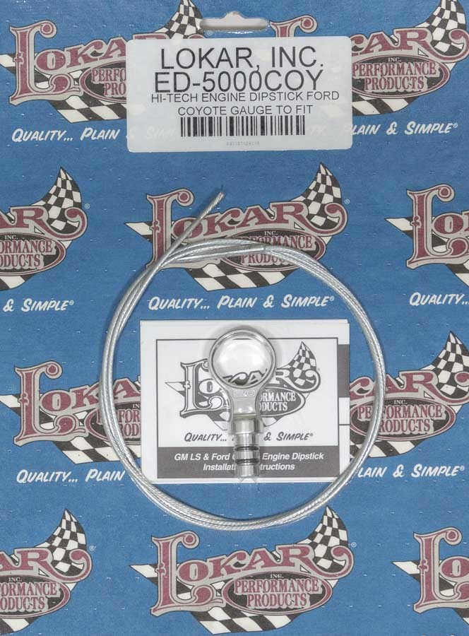 Engine Dipstick Ford Coyote 5.0L Engine Oil Dipsticks Lokar