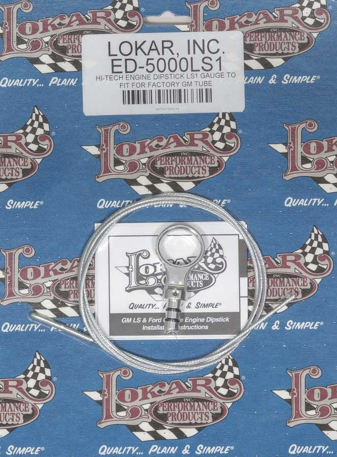 Engine Dipstick GM LS Engines Engine Oil Dipsticks Lokar