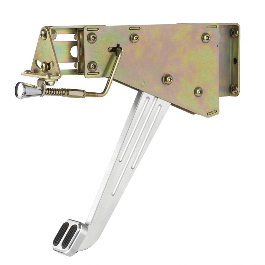 Billet Foot Brake W/Rub Parking Brake Handles Lokar