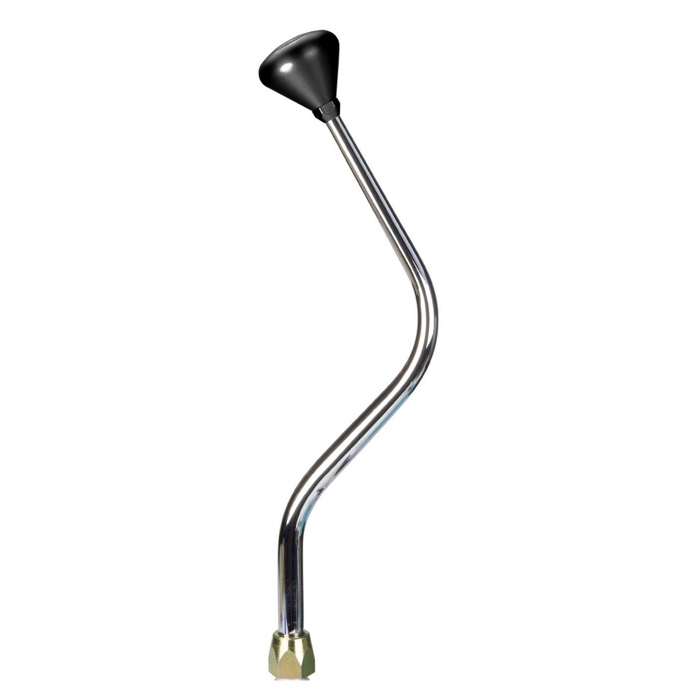 ES Shifter GM 4L80 Chrom e 16in Mush Blk Knob Transmission Shifters Lokar