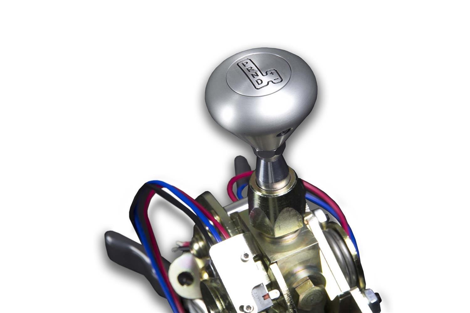Shifter Ford AODE/4R70W Chrome 6in Straight Transmission Shifters Lokar