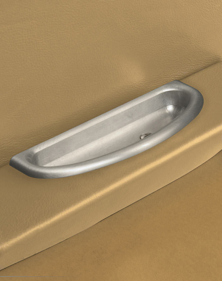Brushed Cresent Oval Arm Rest Door Pull Door Handles/Pulls - Interior Lokar