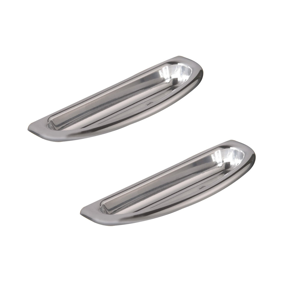 Polish Crescent Oval Arm Rest Door Pull Door Handles/Pulls - Interior Lokar