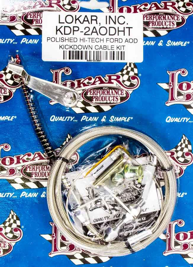 Polished Hi-Tech AOD Kickdown Automatic Transmission Kickdowns Lokar