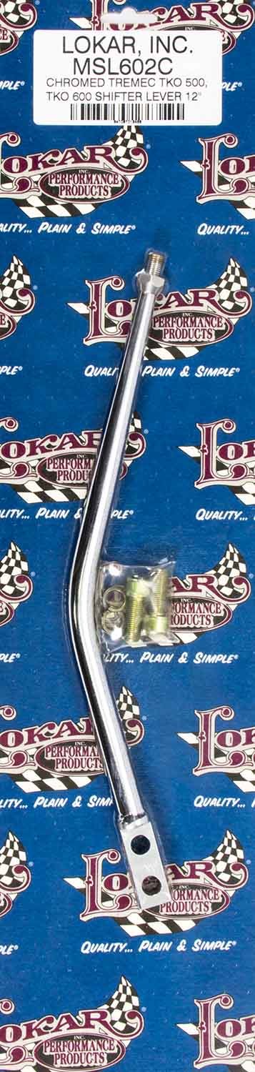 Shift Lever TKO 500-600 Aluminum 12in chrome Shifter Sticks Lokar
