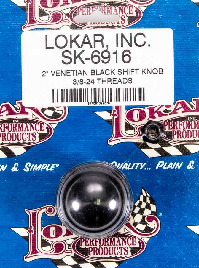 2in Shift Knob Venetian Black Shifter Knobs Lokar