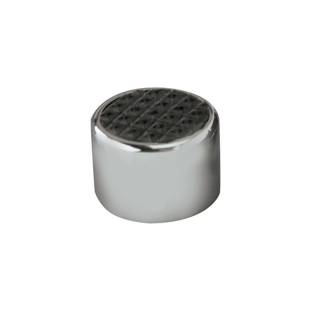 Chrome Steel Dimmer Cover w/Rubber Insert Pedal Pads and Components Lokar