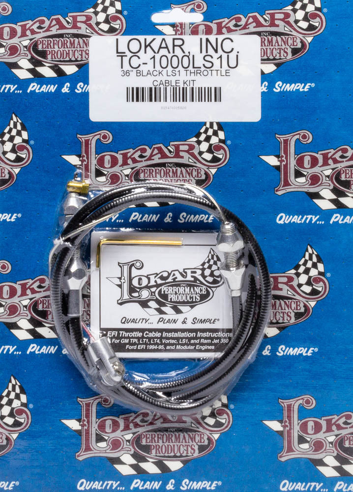 Hi-Tech Throttle Cable Kit Throttle Cables Lokar