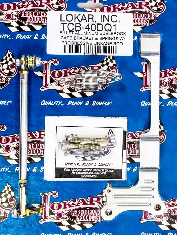 Edelbrock Carb Bracket And Springs Throttle Brackets Lokar