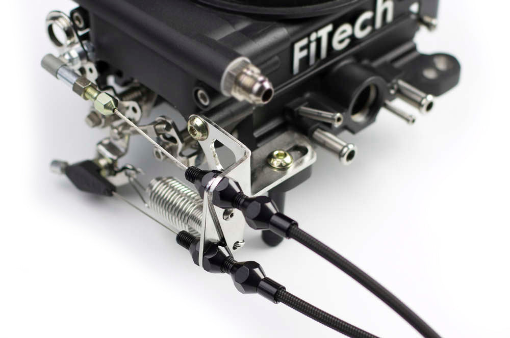 Throttle Cable Bracket Stainless FiTech Throttle Brackets Lokar