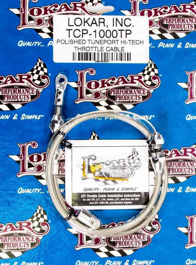 Polish Tuneport Throttle Cable Throttle Cables Lokar