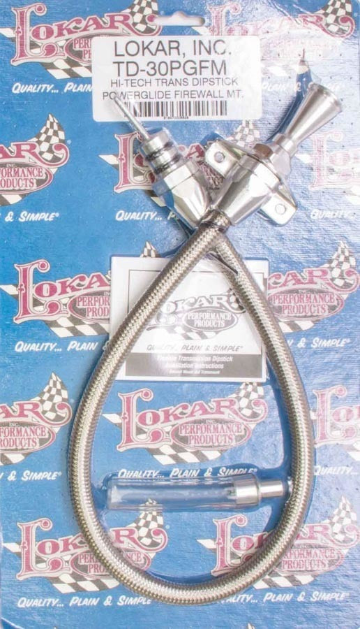 Powerglide Dipstick Firewall Mount Automatic Transmission Dipsticks Lokar
