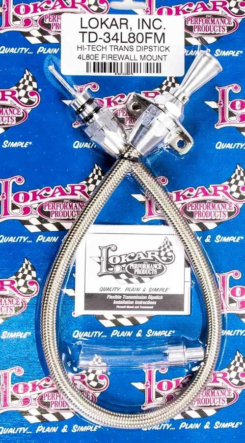 Hi-Tech Trans Dipstick 4L80E Firewall Mt. Automatic Transmission Dipsticks Lokar