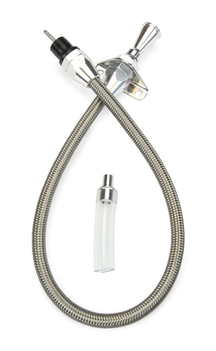 Hi-Tech Flexable Dipstic Firewall Mount Trans. Automatic Transmission Dipsticks Lokar