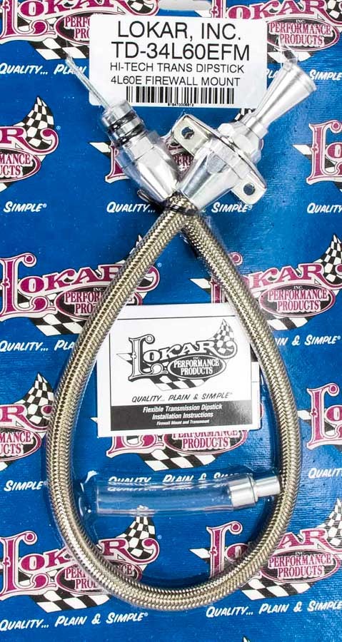 4L60E Firewall Mount Trans Dipstick Automatic Transmission Dipsticks Lokar