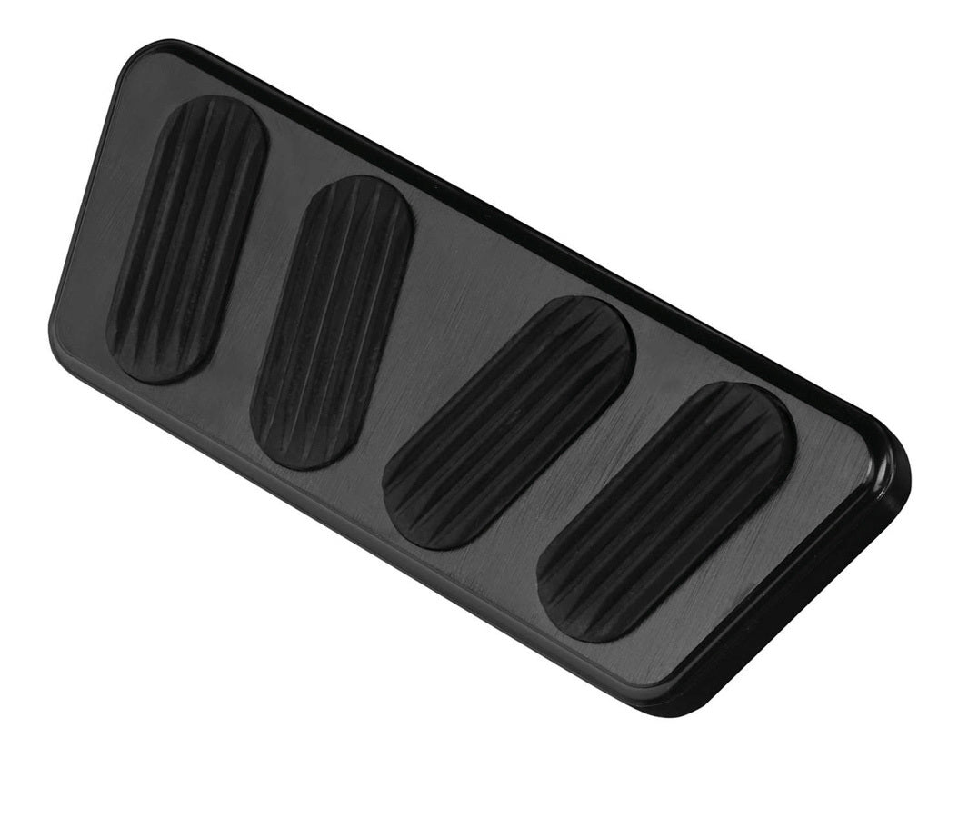 64-68 Mustang Black Brake Pedal Pad A/T Pedal Pads and Components Lokar