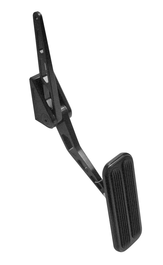 Black Throttle Pedal Vertical Offset Mounting Pedal Assemblies and Components Lokar