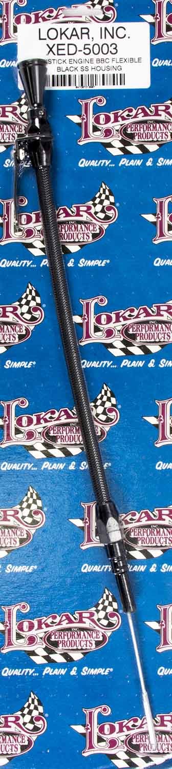 Flexible Engine Dipstick Black BBC Engine Oil Dipsticks Lokar