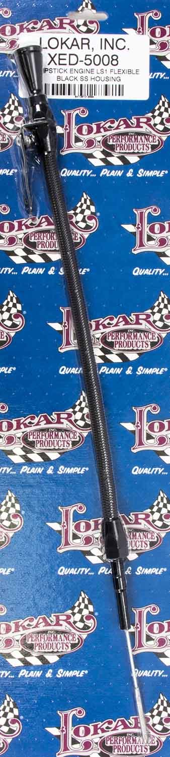 Flexible Engine Dipstick Black GM LS1 Engine Oil Dipsticks Lokar