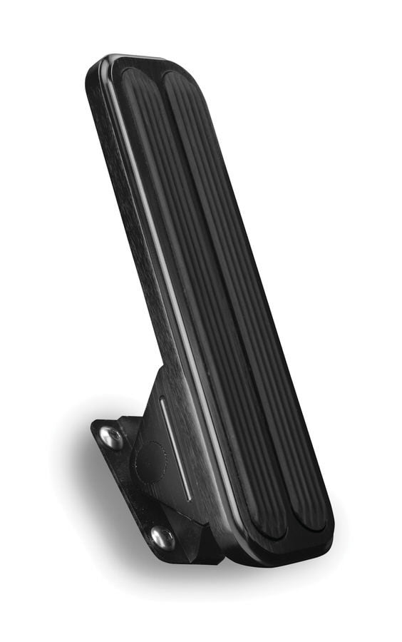 Blk Billet Eliminator Floor Mount Gas Pedal Pedal Assemblies and Components Lokar