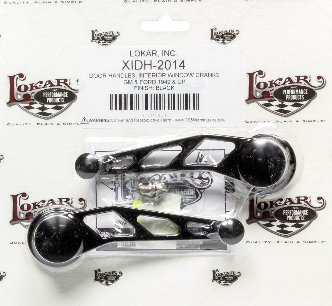 Midnight Series Black Bi llet Aluminum Window Cra Window Cranks Lokar