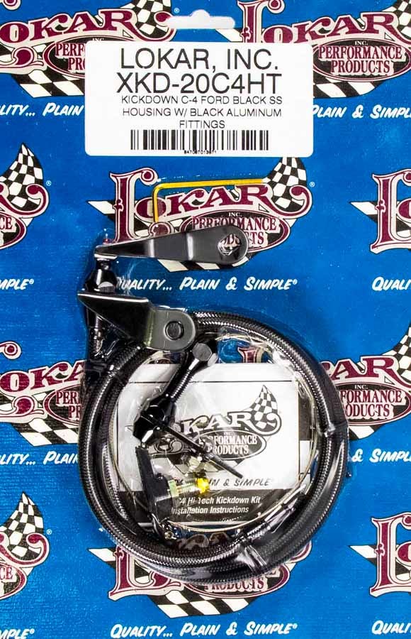 Black Kickdown Kit Ford C4 Automatic Transmission Kickdowns Lokar